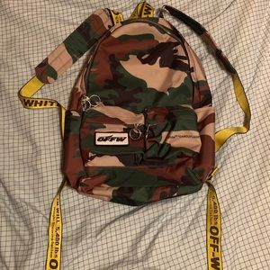 Off White c/o Virgil Abloh “Camouflage” Backpack